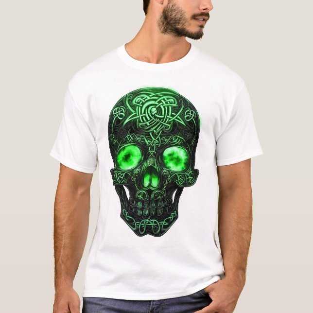 Camiseta Cráneo de runa celta (Anverso)