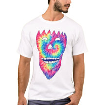 Cráneo de sonrisa con Tie-Dye