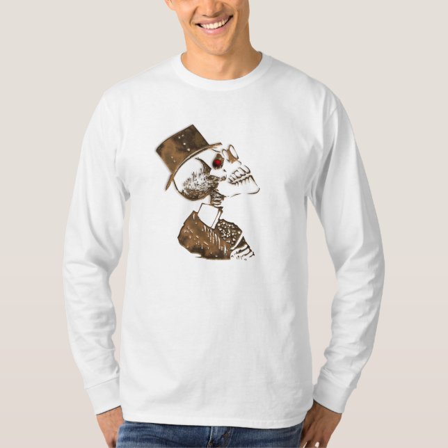 Camiseta Cráneo de Steampunk (Anverso)