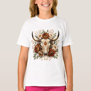 Camiseta Craneo de toro occidental