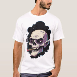 Camiseta Cráneo de vampiro con estilo