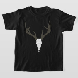 Camiseta Cráneo de venado de cola blanca personalizable