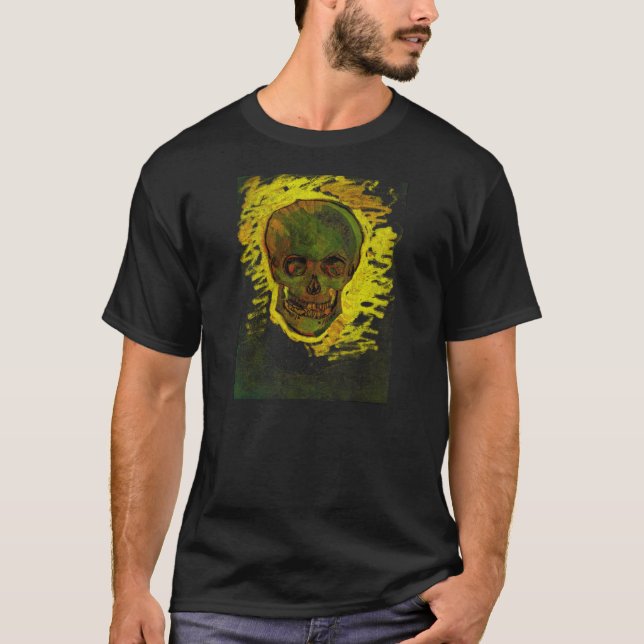 Camiseta Cráneo de Vincent van Gogh (Anverso)