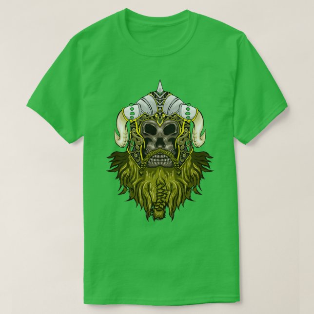 Camiseta cráneo de viruela alrededor (Diseño del anverso)