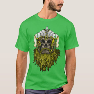 Camiseta cráneo de viruela alrededor