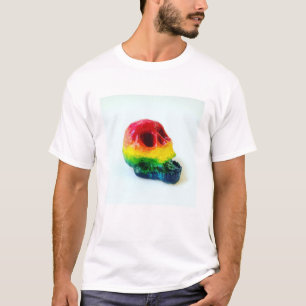 Camiseta Cráneo del arco iris