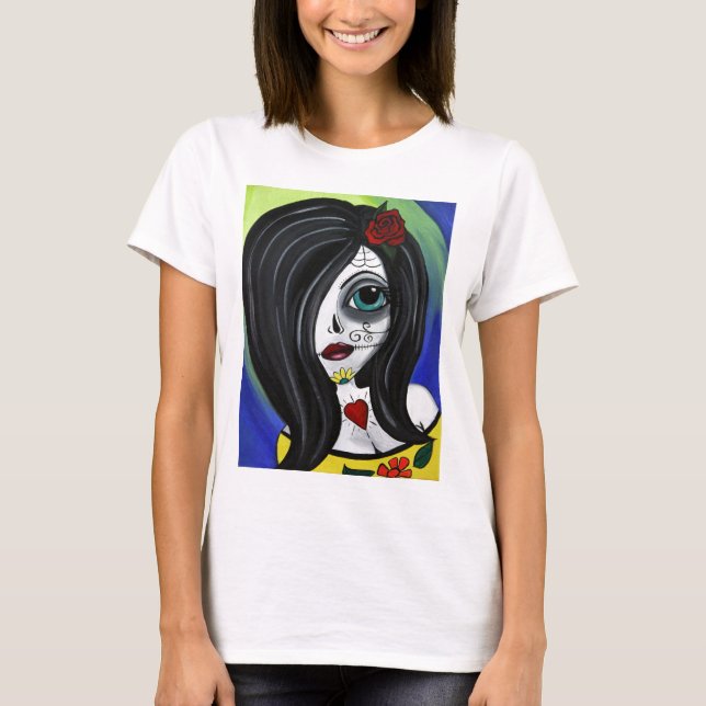 Camiseta cráneo del azúcar (Anverso)