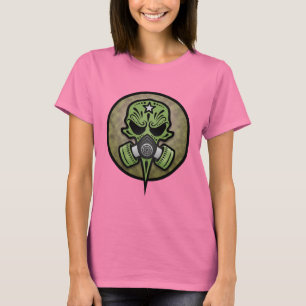 Camiseta Cráneo del azúcar de la careta antigás