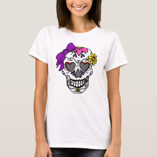 Camiseta Cráneo del azúcar de las señoras