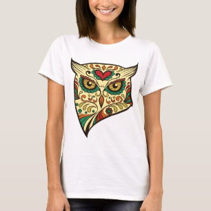 Camiseta Cráneo del azúcar del búho