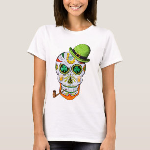 Camiseta Cráneo del azúcar del día del arroz del St