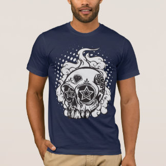 Camiseta Cráneo del azúcar que fuma