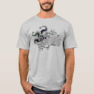 Camiseta Cráneo del comodín del pelotón el   del suicidi