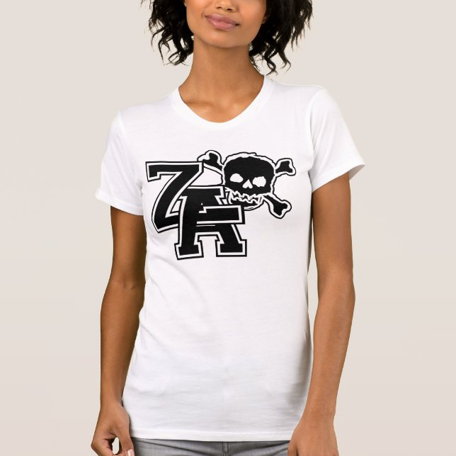 Camiseta Cráneo del equipo universitario (Anverso)