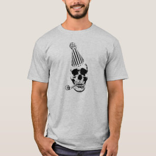 Camiseta Cráneo del fiesta del feliz cumpleaños