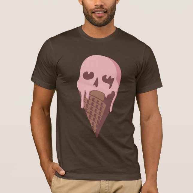 Camiseta Cráneo del helado (Anverso)