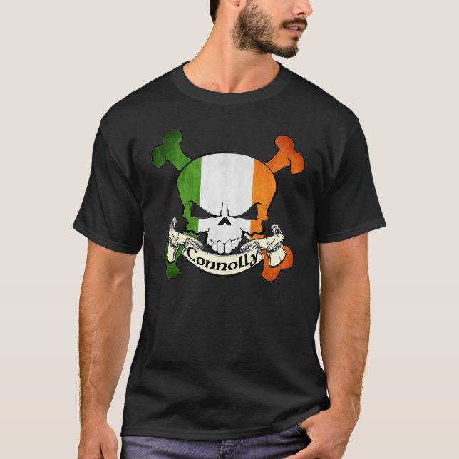 Camiseta Cráneo del irlandés de Connolly (Anverso)