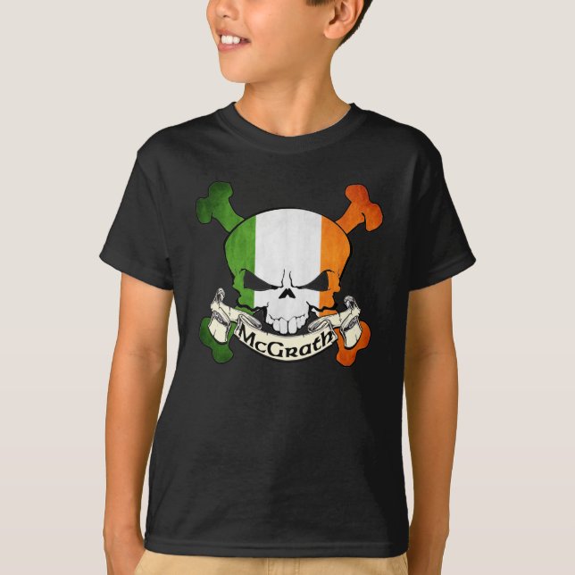 Camiseta Cráneo del irlandés de McGrath (Anverso)