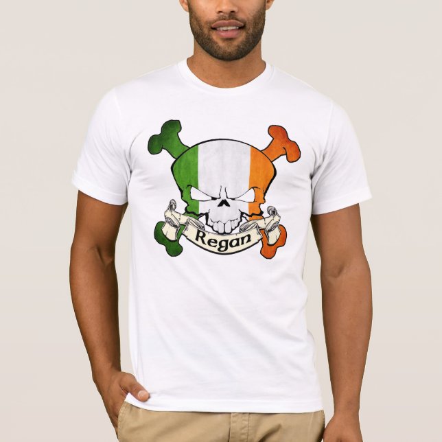 Camiseta Cráneo del irlandés de Regan (Anverso)