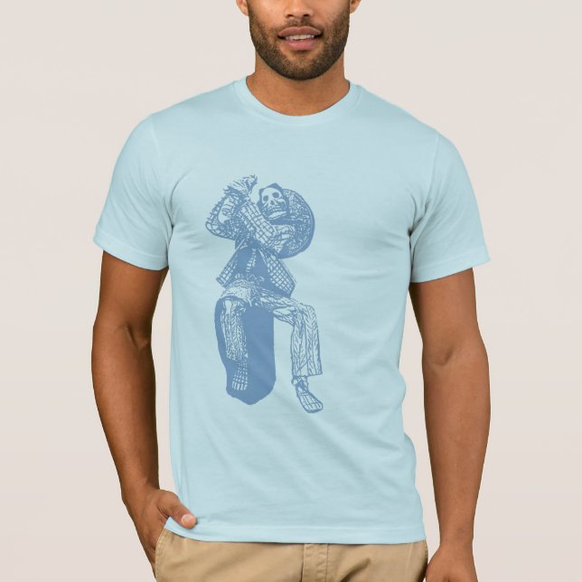 Camiseta Cráneo del Mariachi (Anverso)
