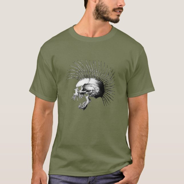Camiseta Cráneo del Mohawk (Anverso)