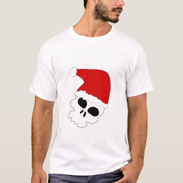 Camiseta Cráneo del navidad (Anverso)