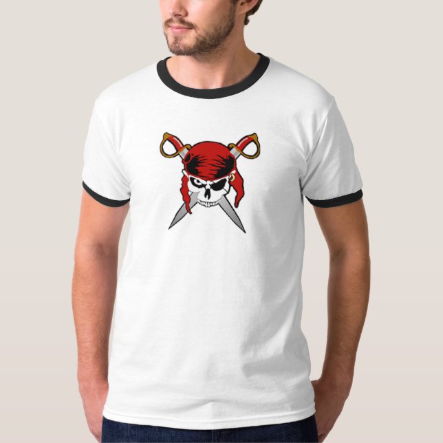 Camiseta Cráneo del pirata (Anverso)