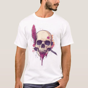 Camiseta Cráneo del Poeta Sombrío