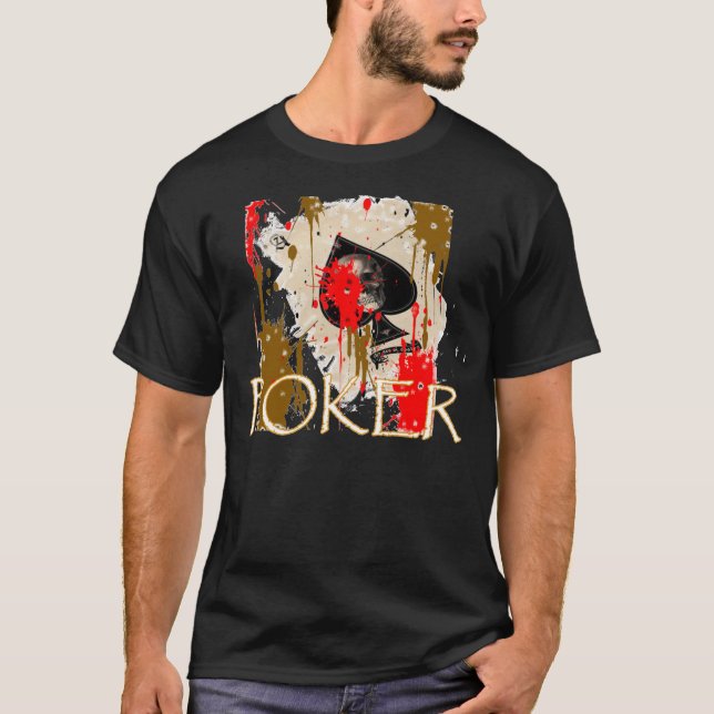 CAMISETA CRÁNEO DEL PÓKER (Anverso)