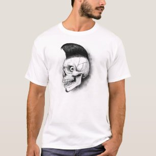 Camiseta Cráneo del Rockabilly