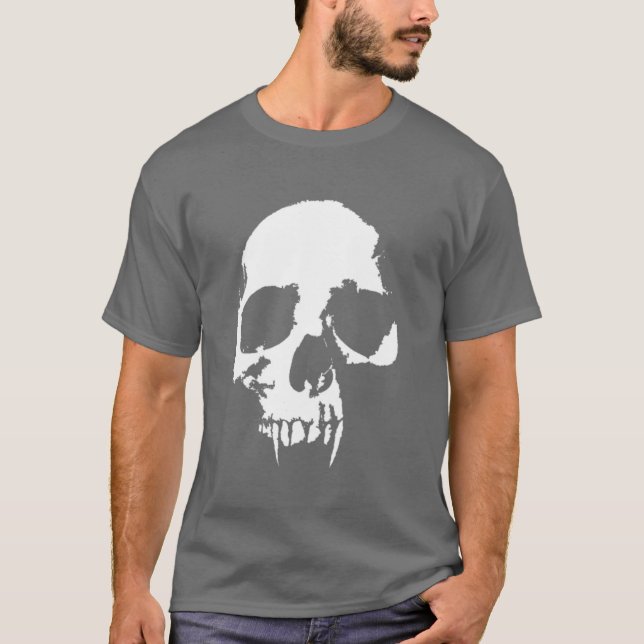 Camiseta Cráneo del vampiro (Anverso)