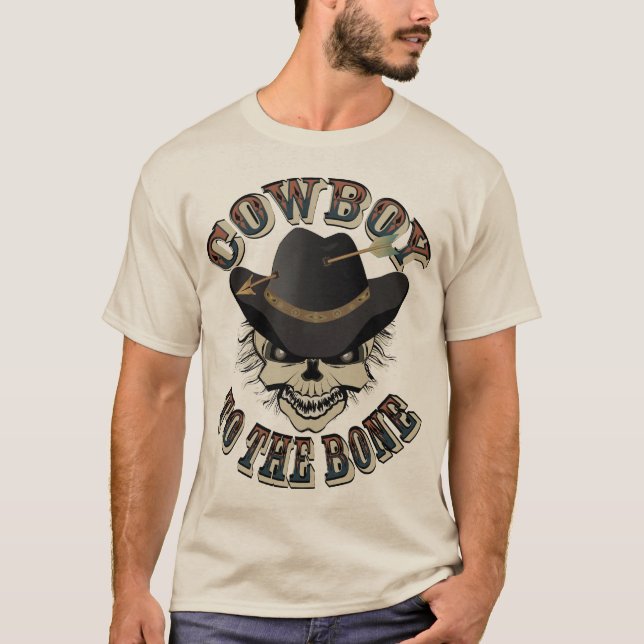 Camiseta Cráneo del vaquero (Anverso)