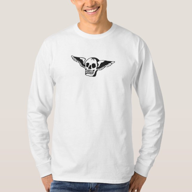Camiseta Cráneo del vuelo (Anverso)