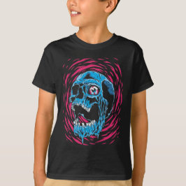 Camiseta Cráneo Derretido: Terror Psicodélico