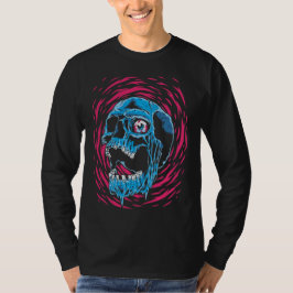 Camiseta Cráneo Derretido: Terror Psicodélico