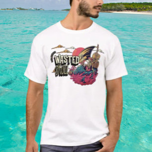 Camiseta Cráneo Derrochado: Huesos, Cervezas y Cía.