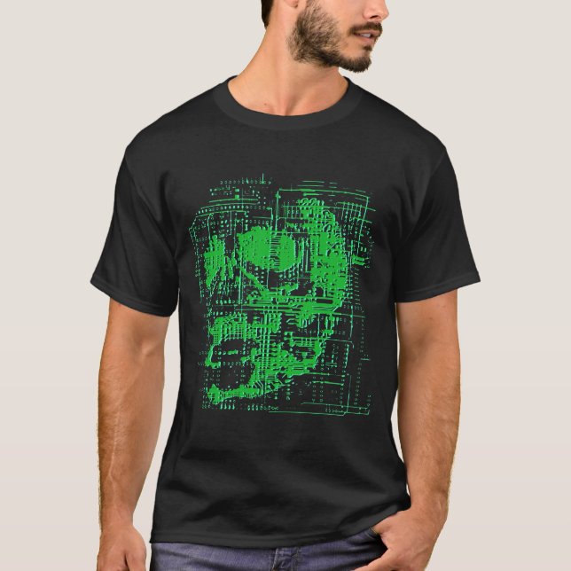 Camiseta Cráneo eléctrico (Anverso)