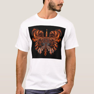 Camiseta cráneo en la mariposa #04