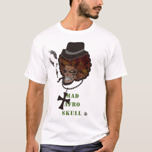 CAMISETA CRÁNEO ENOJADO DEL AFRO