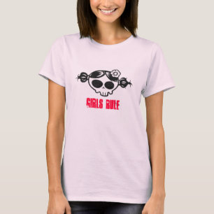 Camiseta cráneo femenino