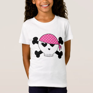 Camiseta Cráneo femenino del pirata