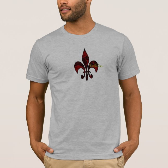 Camiseta Cráneo-fleur-de-lis (Anverso)