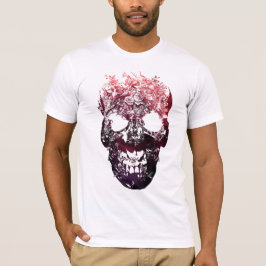 Camiseta Cráneo floral