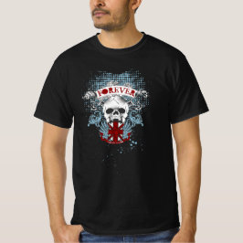 Camiseta Cráneo Forever Fanged - Grunge De Vampiro Gótico