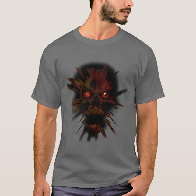 Camiseta Cráneo frecuentado (Anverso)