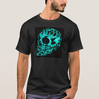 Camiseta cráneo gótico 3D