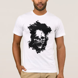 Camiseta cráneo gráfico