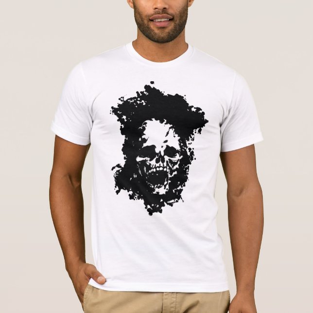 Camiseta cráneo gráfico (Anverso)