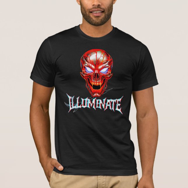 Camiseta Cráneo Iluminado - Rebellion78  (Anverso)