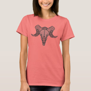 Camiseta Cráneo inspirado de las ovejas
